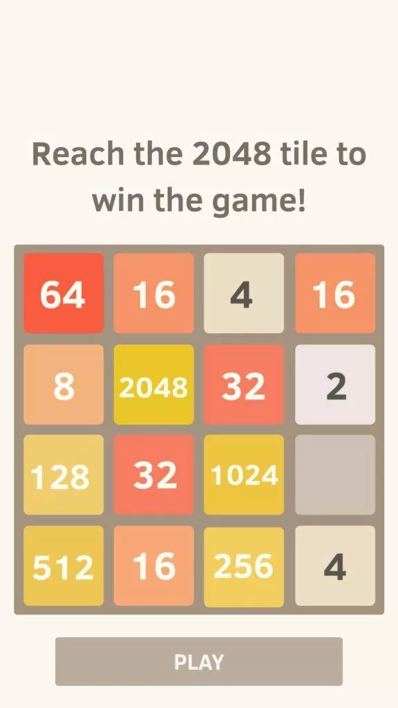 2048 screenshot 2