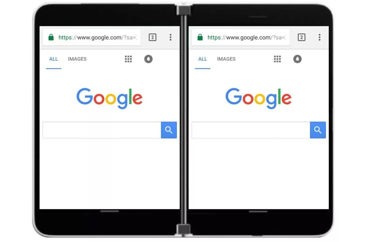 Chrome Android okna