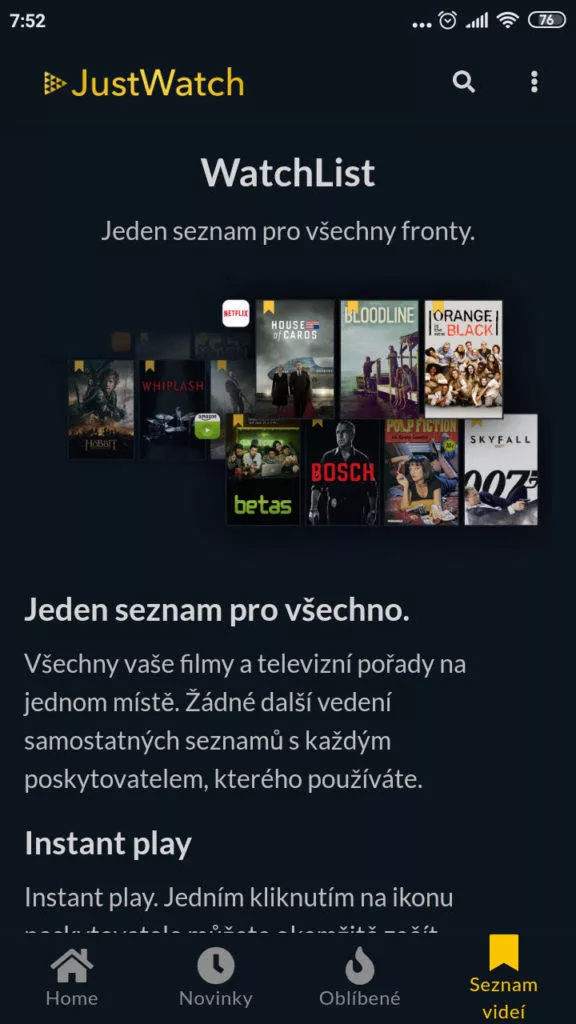 WatchList JustWatch