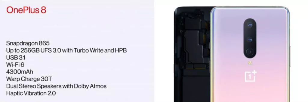 OnePlus 8 parametry 4