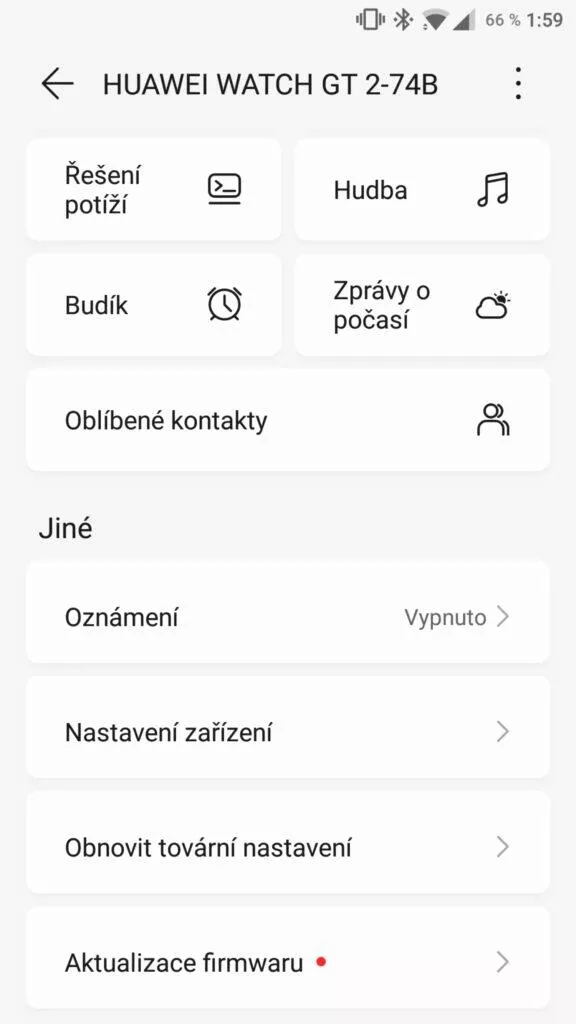 Huawei Watch GT 2 update kveten 2020 screen 1