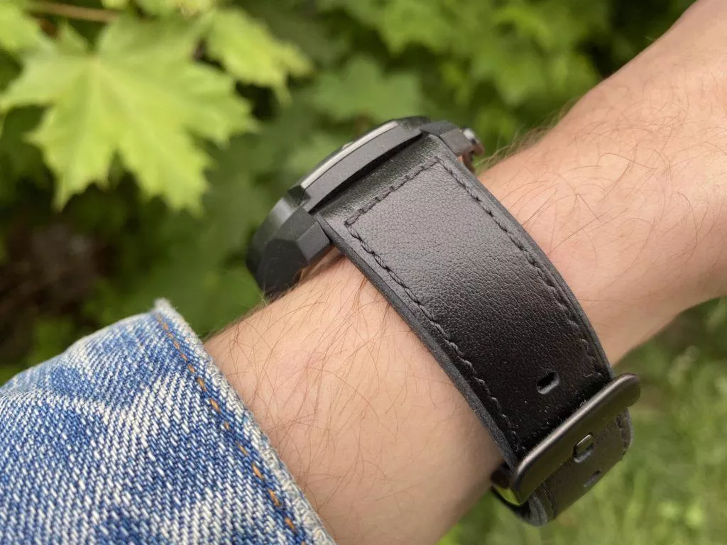 kožený pásek ticwatch pro