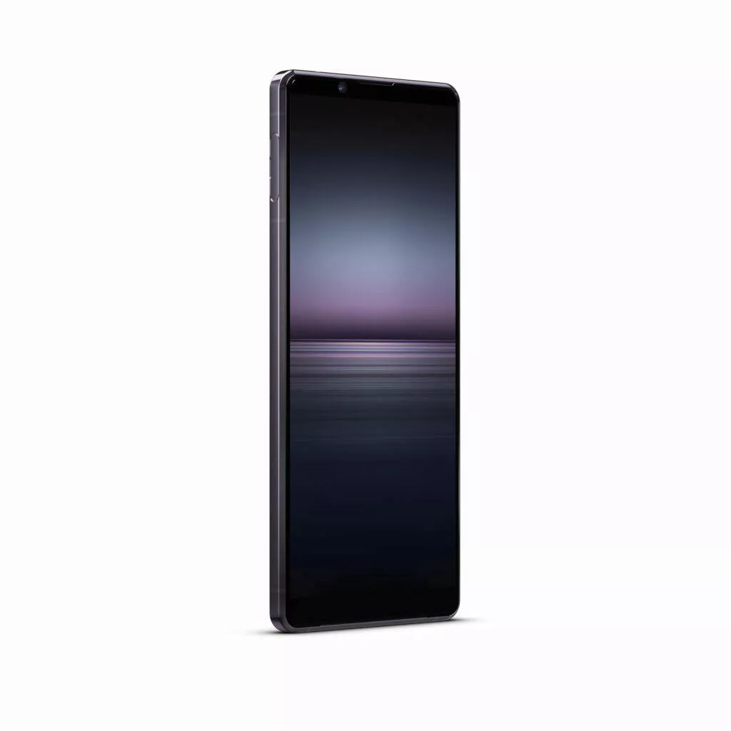 předobjednávky Sony Xperia 1 II fialová bok