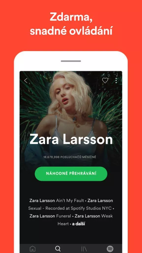 Spotify screen 1