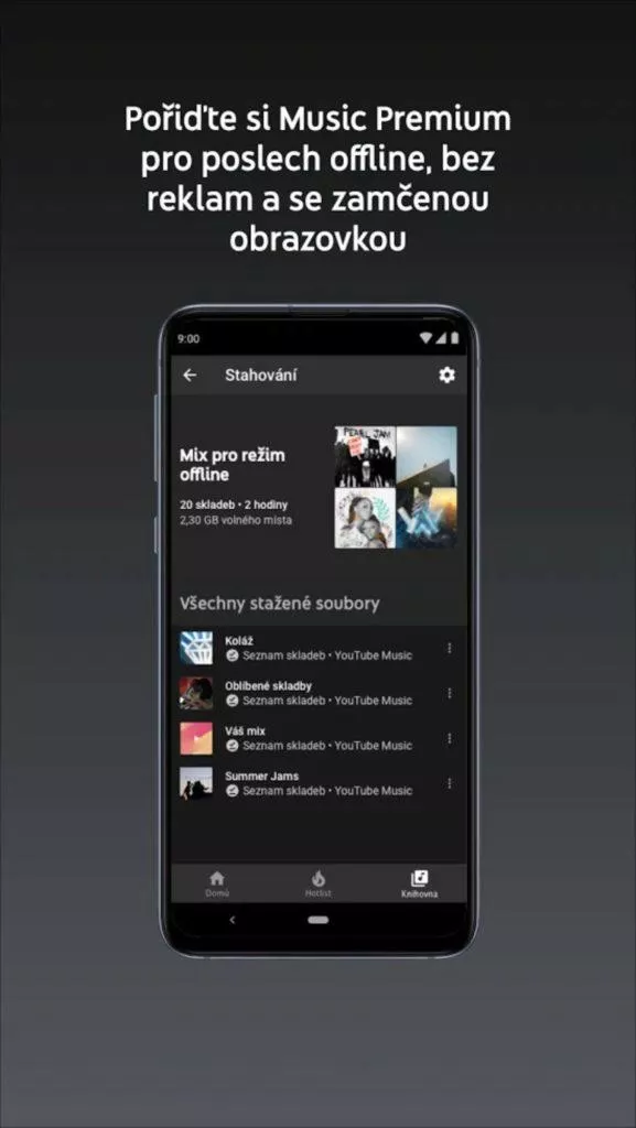 YouTube Music screen 1