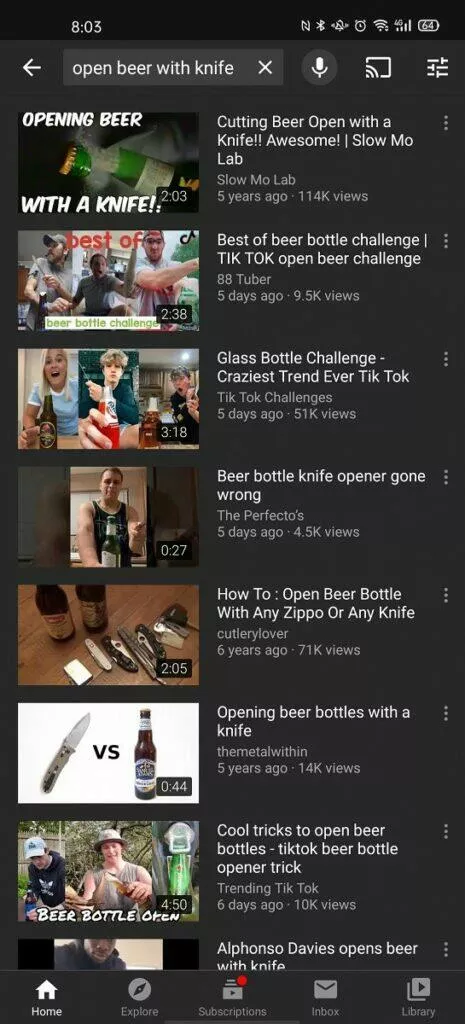 YouTube zobrazuje i Google vyhledávání 1