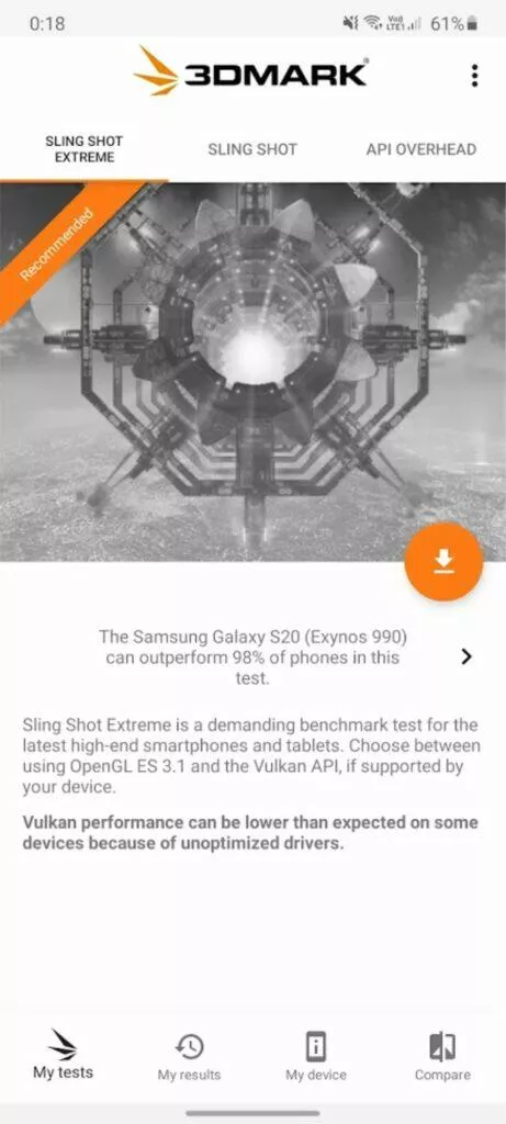 3DMark Slingshot Extreme