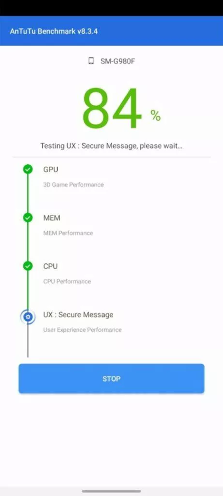 benchmarky pro Android AnTuTu průběh testu