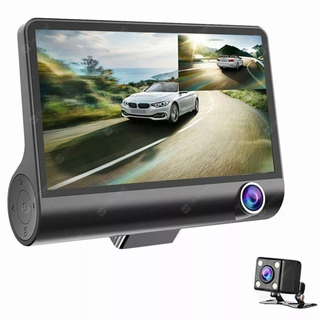 Full HD autokamera se třemi záběry 1