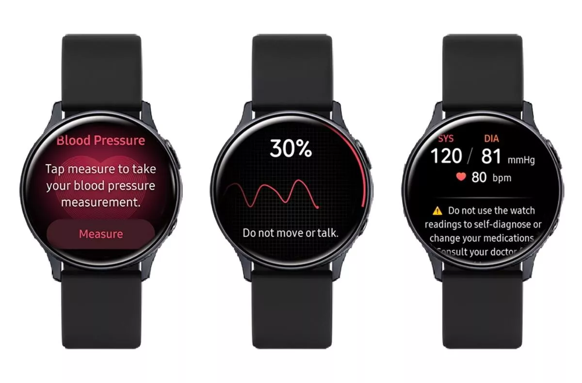 Galaxy Watch Active 2 měření tlaku