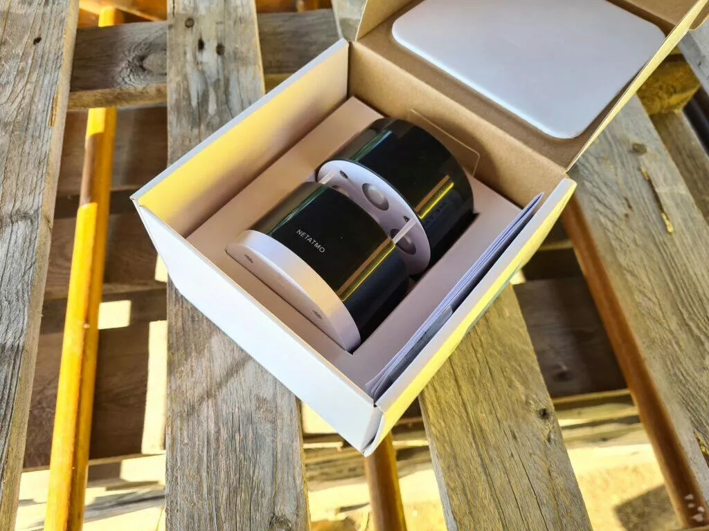 Netatmo anemometr v krabici
