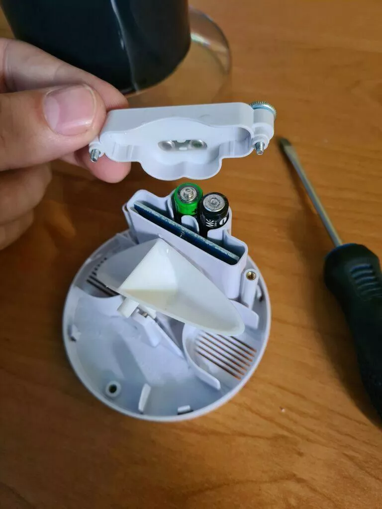 Netatmo srážkoměr výměna baterií 4