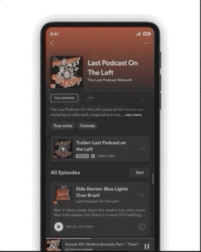 Spotify partnerske odkazy ukazka
