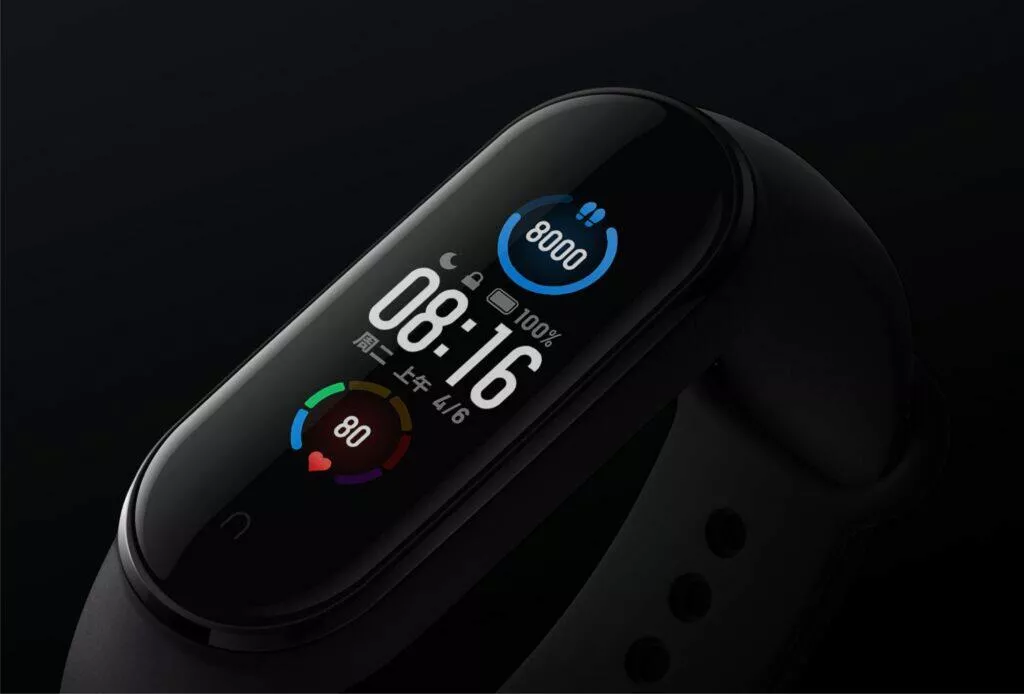 Xiaomi Mi Band 5 displej