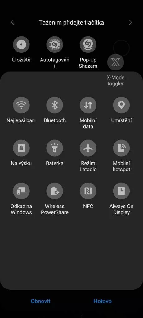 3 tapety ASUS ROG Phone 3 návod nový přepínač v rychlém nastavení