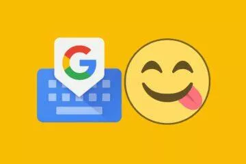 gboard lišta emoji