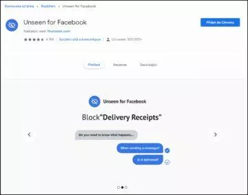 jak tajně přečíst zprávu Chrome rozšířen