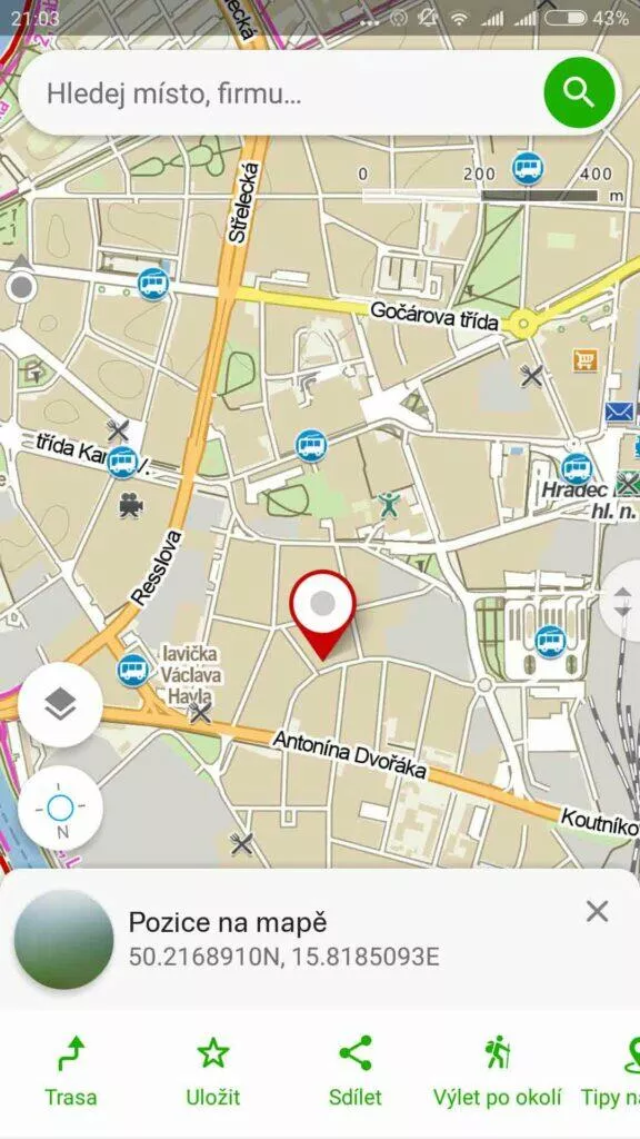 jak zjistit gps souřadnice