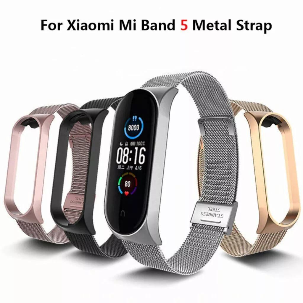 sluchátka Xiaomi Mi 2 Basic Kovové řemínky pro Xiaomi Mi Band 5