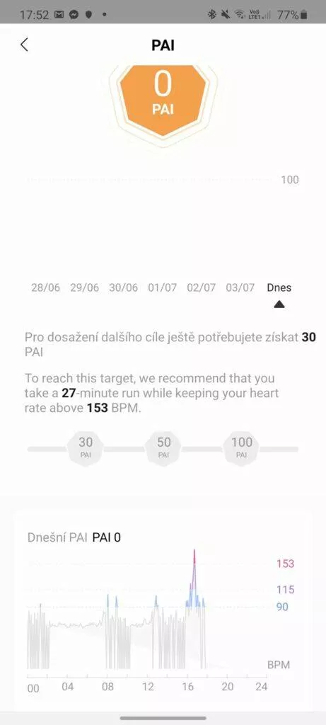 Mi Fit PAI