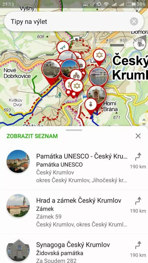 památky v okolí