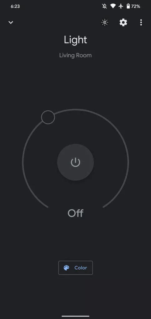 google domácnost dark mode