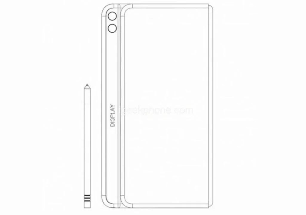 Huawei displej ohebný dovnitř patent zavřený