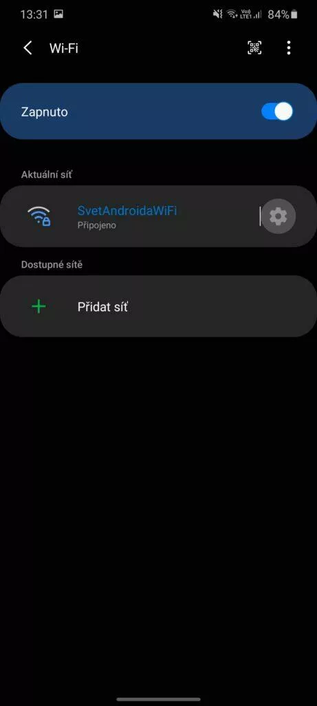 jak zjistit WiFi heslo v Androidu sítě