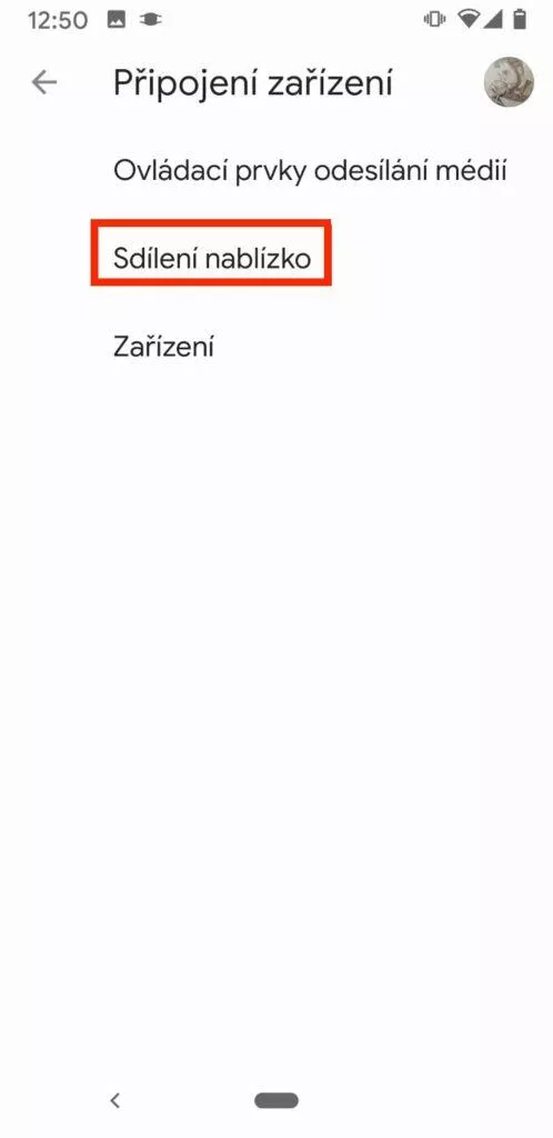 nastavení
