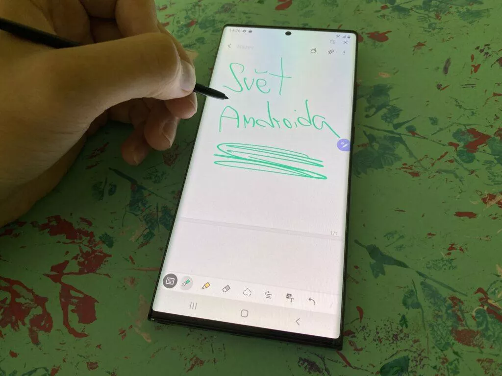 samsung galaxy note 20 recenze česky