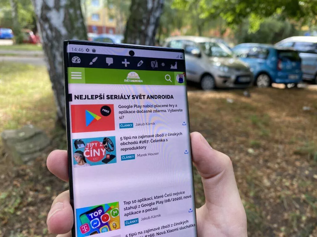 samsung galaxy note 20 ultra 5g recenze svět androida