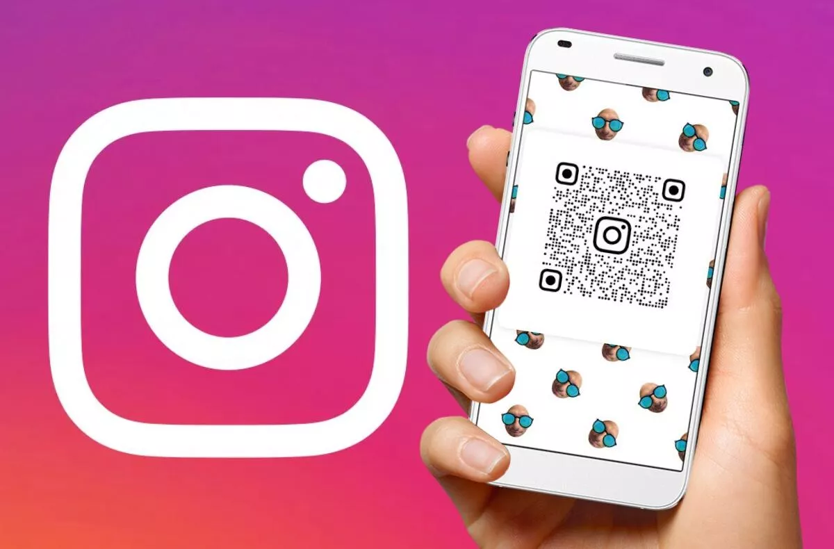 vyhledávání sledování instagram přes qr kód
