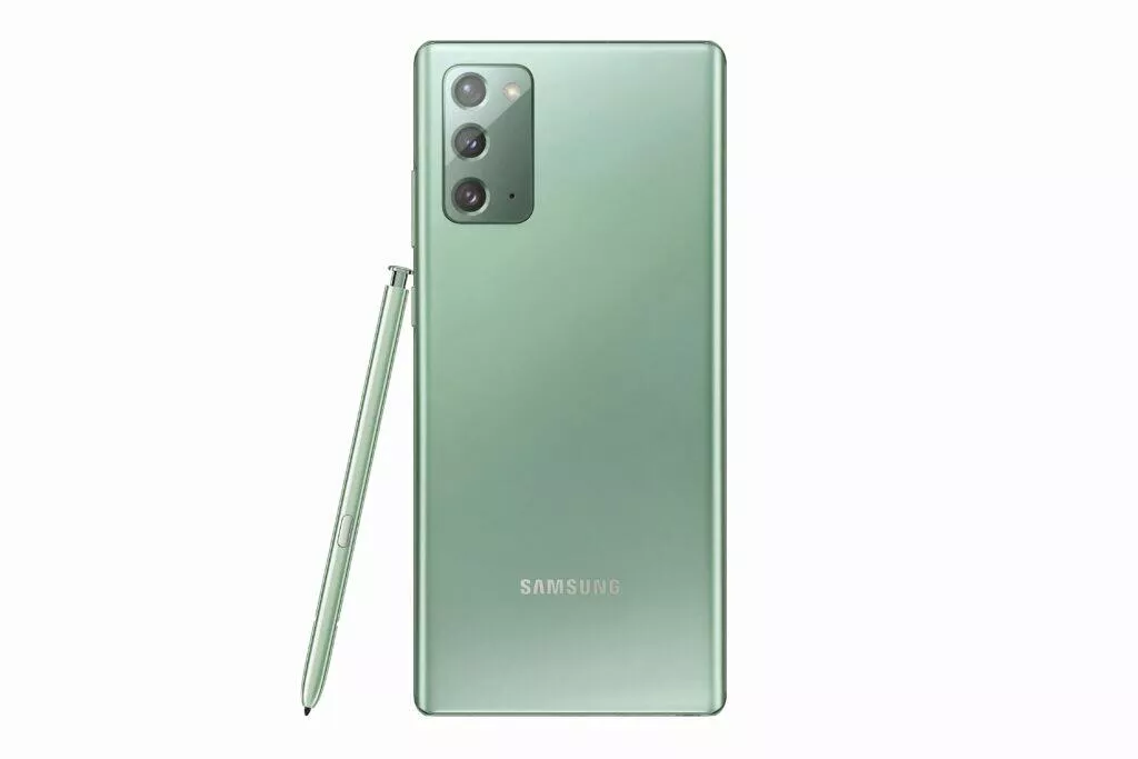 zelený galaxy note nový