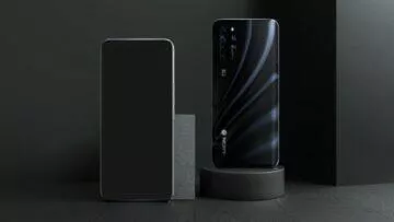 ZTE Axon 5G s neviditelným foťákem plakát