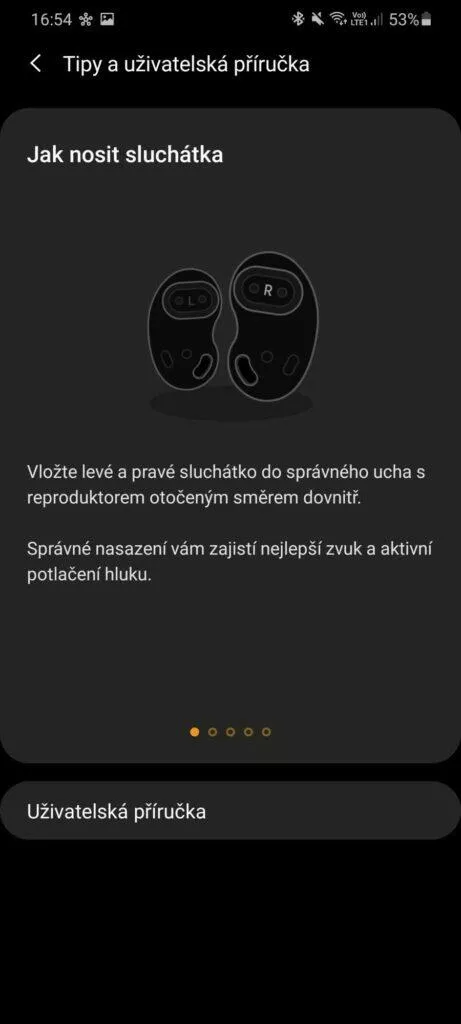 Galaxy Wearable průvodce