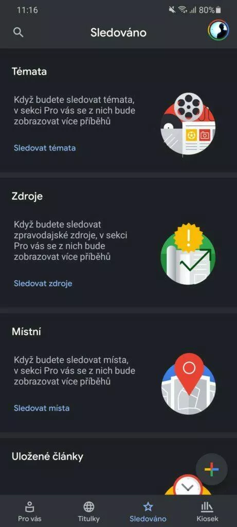 Google News přidání zdroje