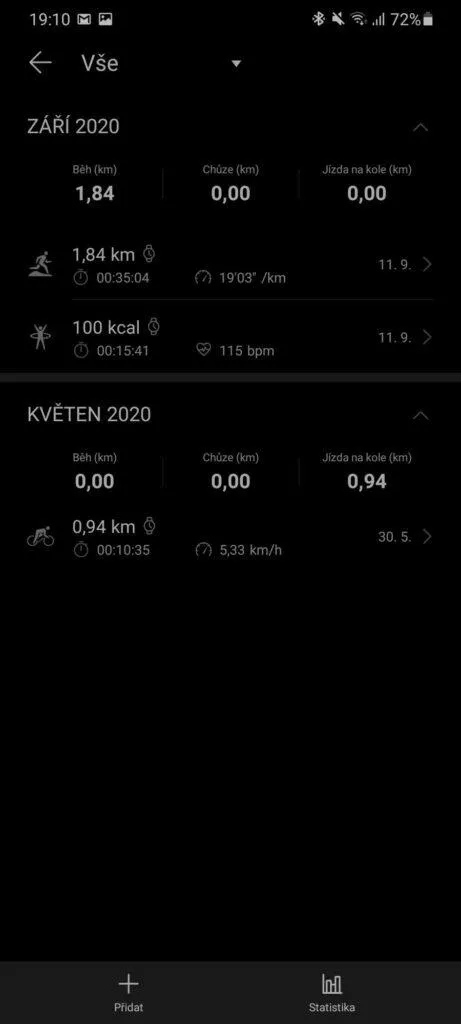 Huawei Health Zdraví analytika souhrn