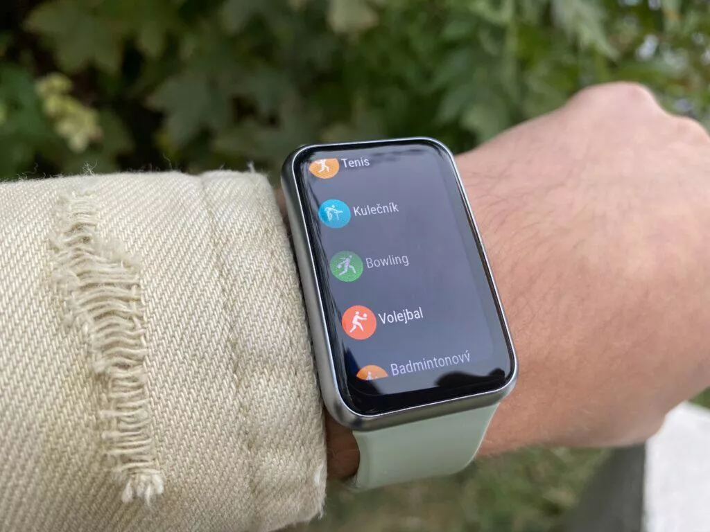 huawei watch fit sportovní režimy