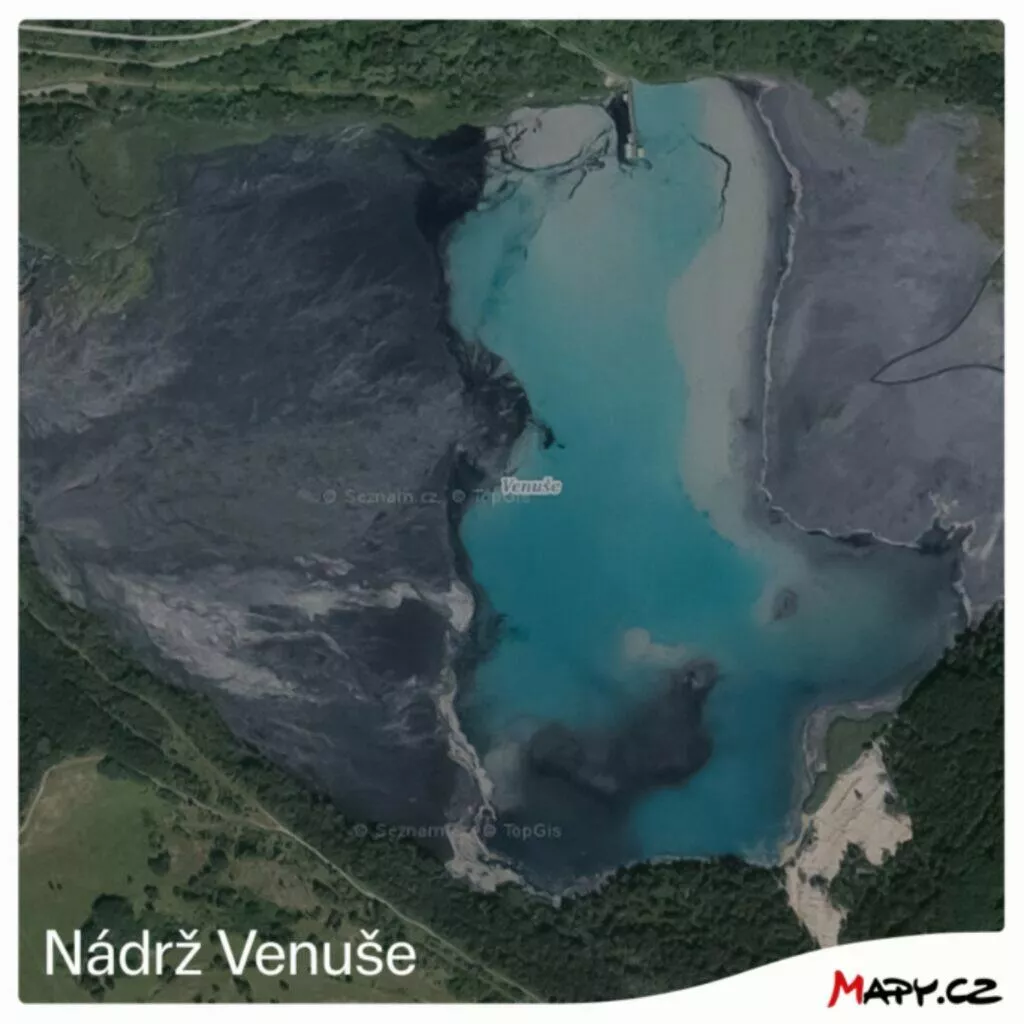 nádrž Venuše starý snímek