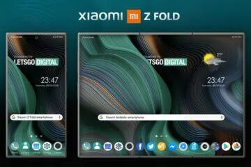 nadvakrát ohýbaný Xiaomi telefon patent