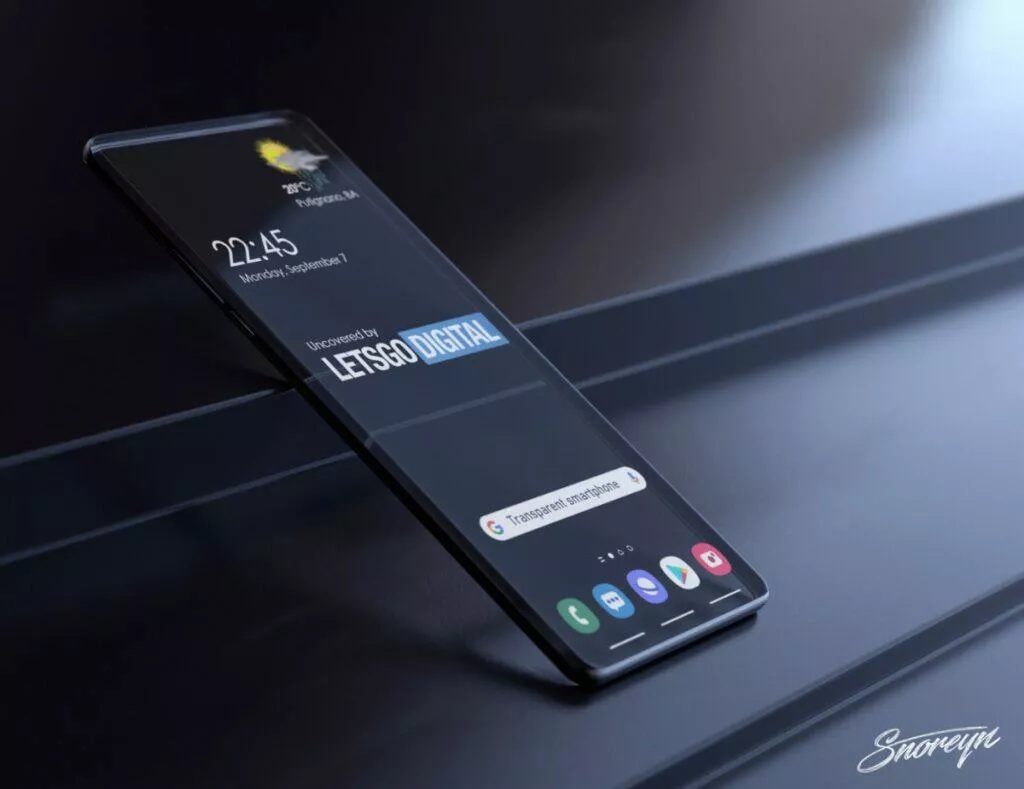 pruhledny samsung hrana