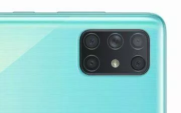 samsung galaxy a72 pět fotoaparátů