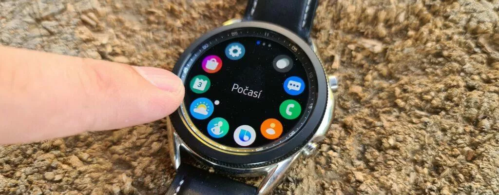 Samsung Galaxy Watch3 otočná luneta