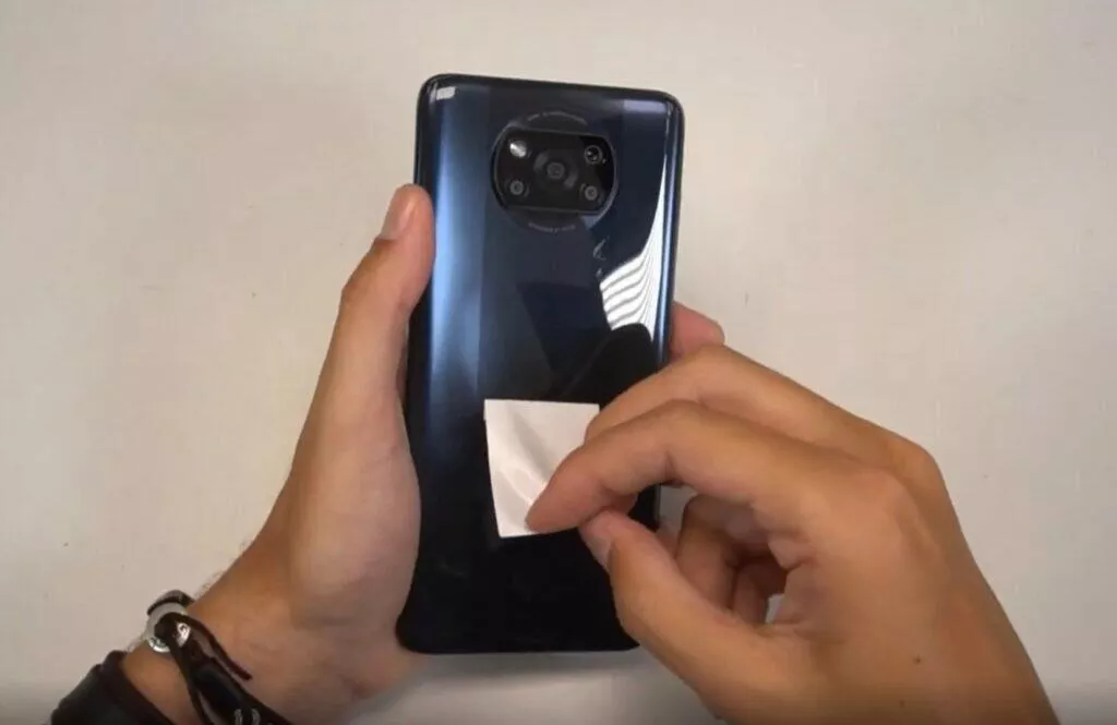Xiaomi POCO X3 video zadní fotoaparáty panel