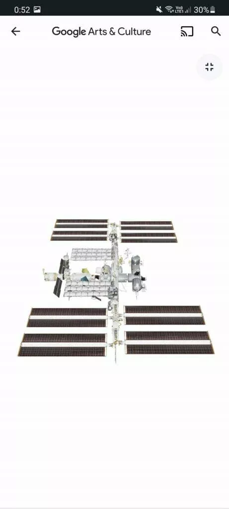 Google 20 let ISS 3D model náhled