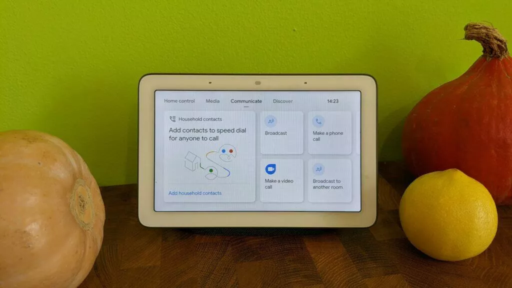 Google Home Hub update Communicate