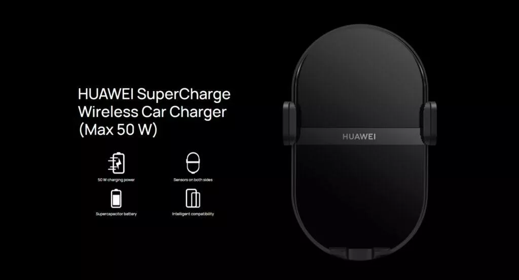 Huawei 50W bezdrátová nabíječka do auta
