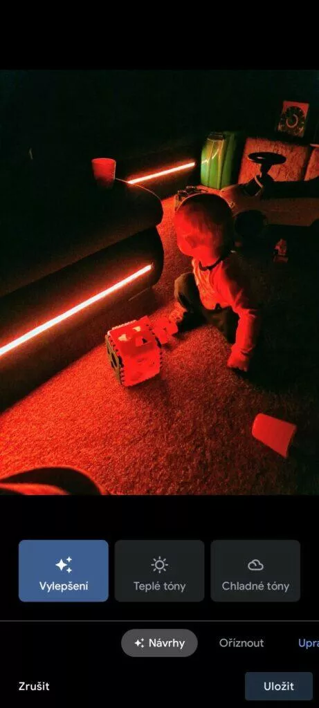 LED tma vylepšení