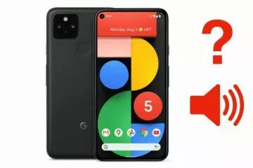 Pixel 5 reproduktor pod displejem