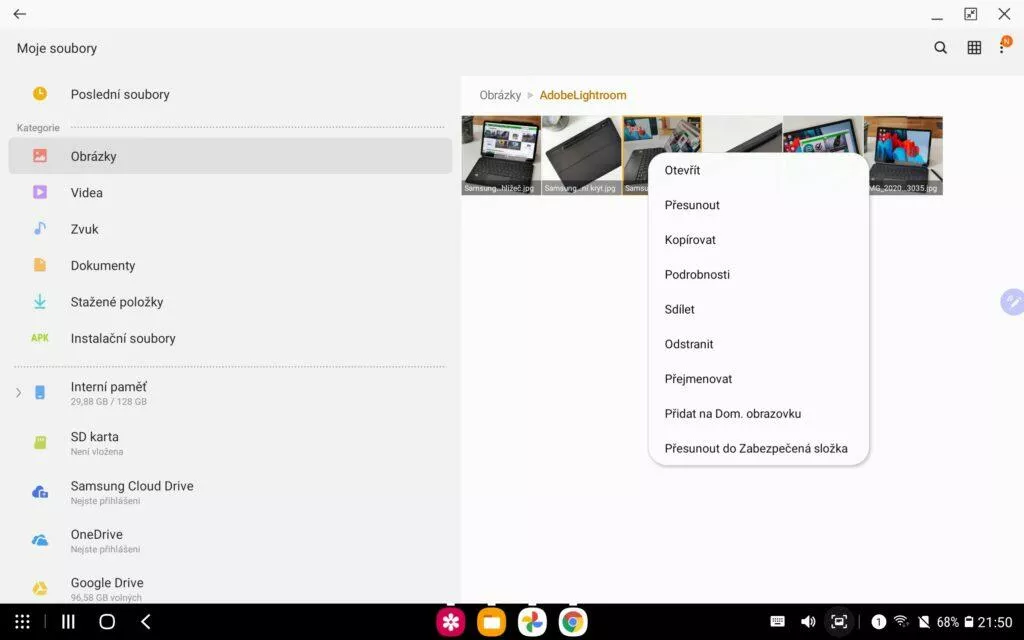 samsung galaxy tab s7 dex spravce souboru 2